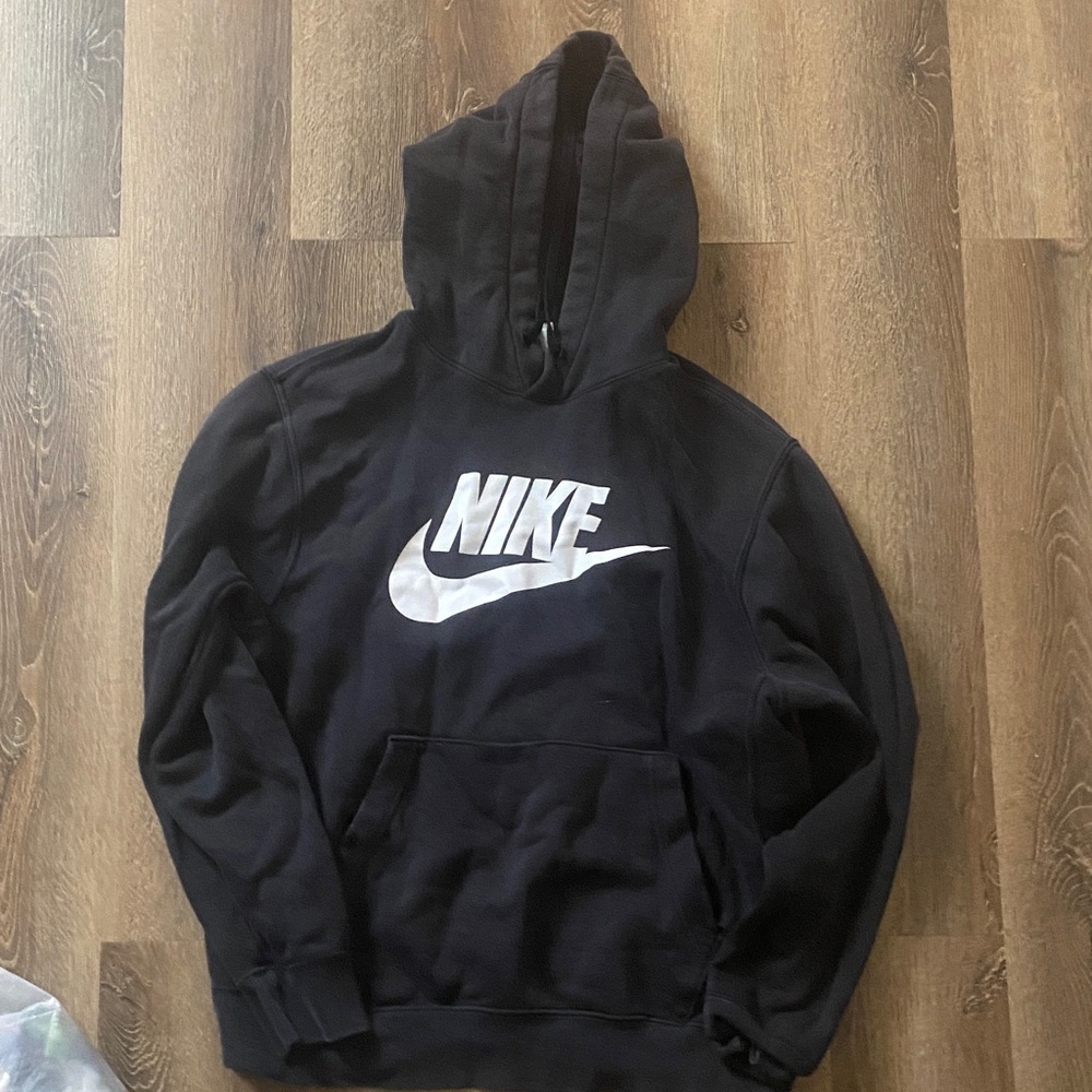 Nike Men's Dark Hoodie with Logo